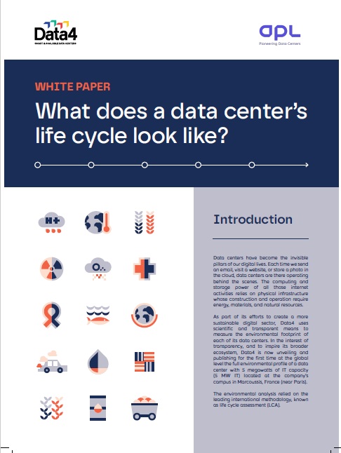 What does a data center life cycle look like ?